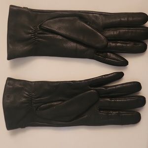 Kate Spade Black Leather Gloves